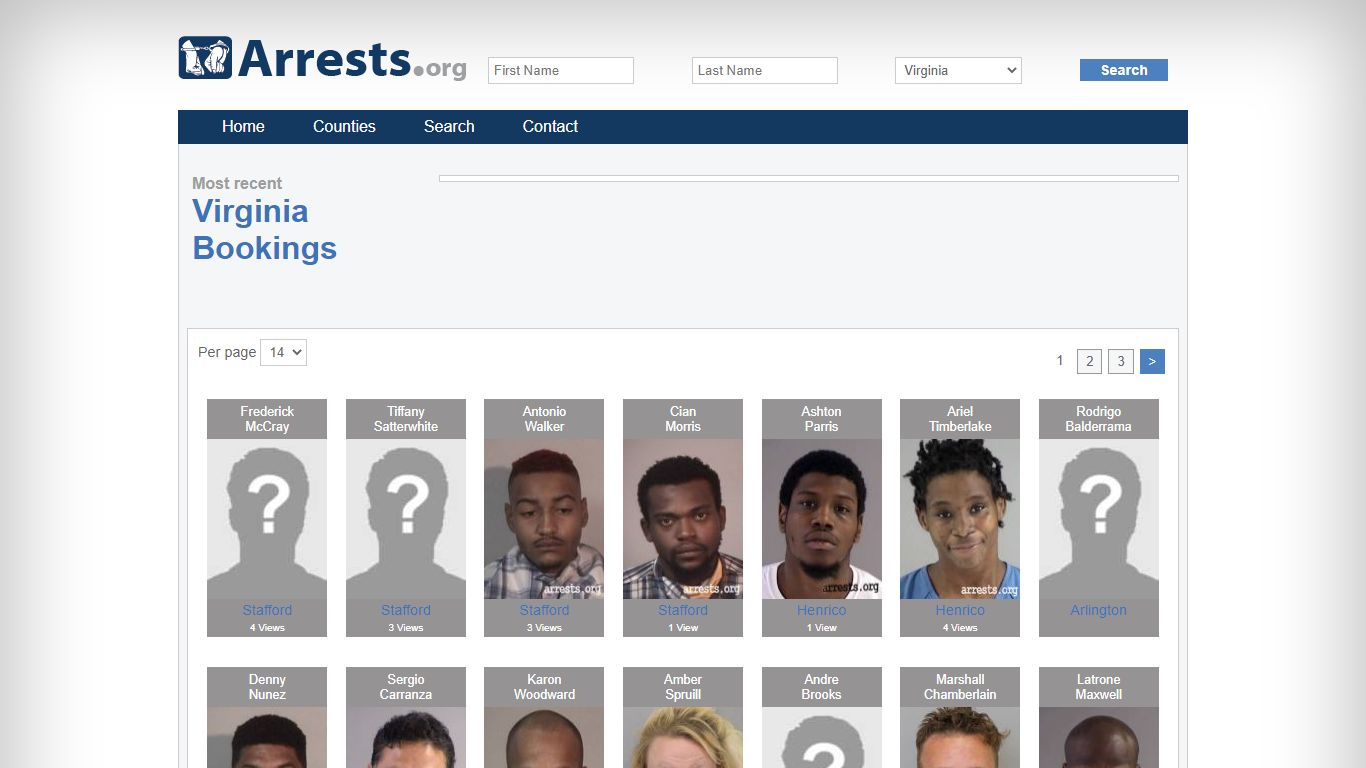 Virginia Arrests and Inmate Search